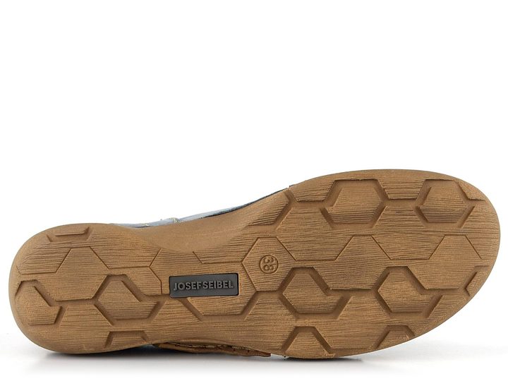Josef Seibel baleríny s pružinkou na nártu jeans modré 59689258