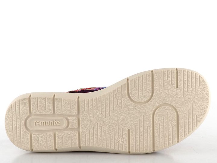 Remonte barevné sandály na platformě Metallic-Multi/Magenta D2K52-90