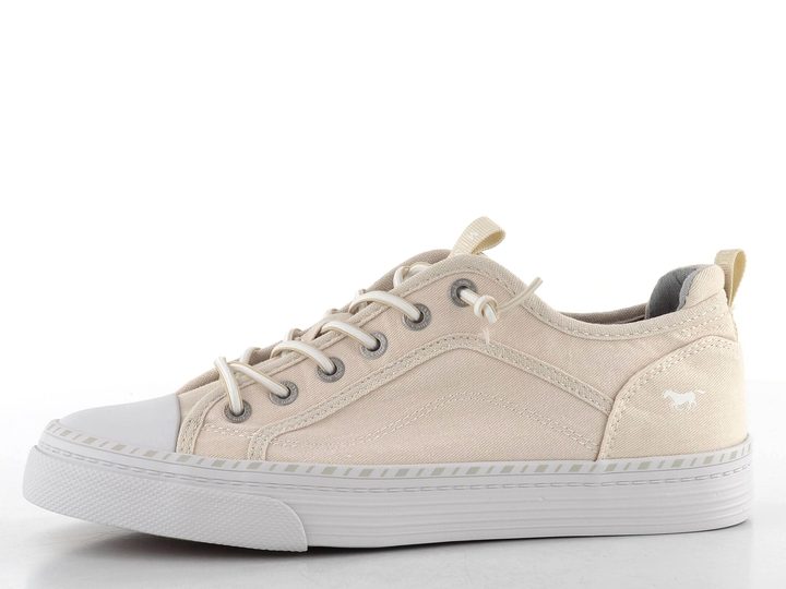 Mustang plátěné tenisky na platformě ivory 1376-308-243