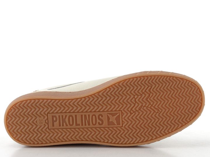 Pikolinos polobotky se zipem Lanzarote off white W7B-6737C2