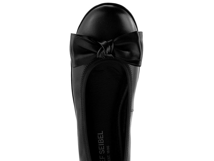 Josef Seibel černé baleríny s mašličkou 70603133