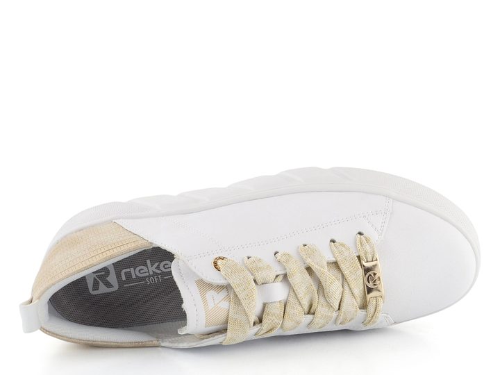 Rieker dámske tenisky Weiss/Muschel W2602-81