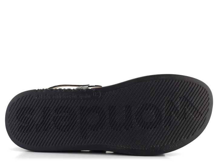 Wonders sandály na platformě lakované Negro C-6531