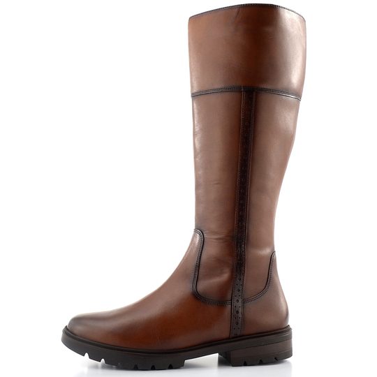 Ara kožené kozačky Cambridge cognac 12-11274-03