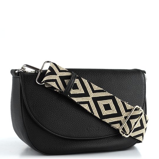 Gabor čierna klopová kabelka Linda 011666