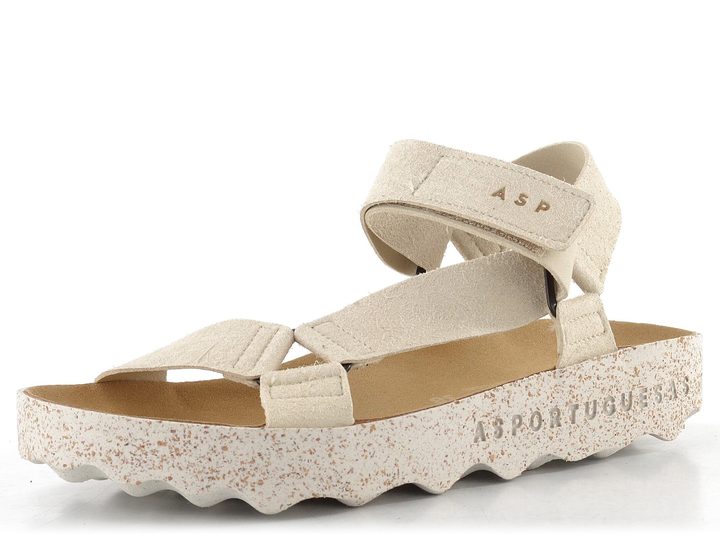 Asportuguesas béžové sandály Clew L P018222009