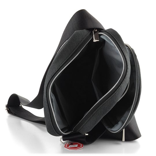 Bugatti crossbody taška antracit s RFID 49630113