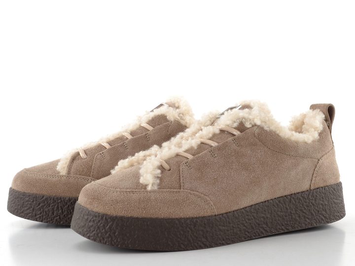 Högl sneakers polobotky s beránkem taupe 2-100222-1900