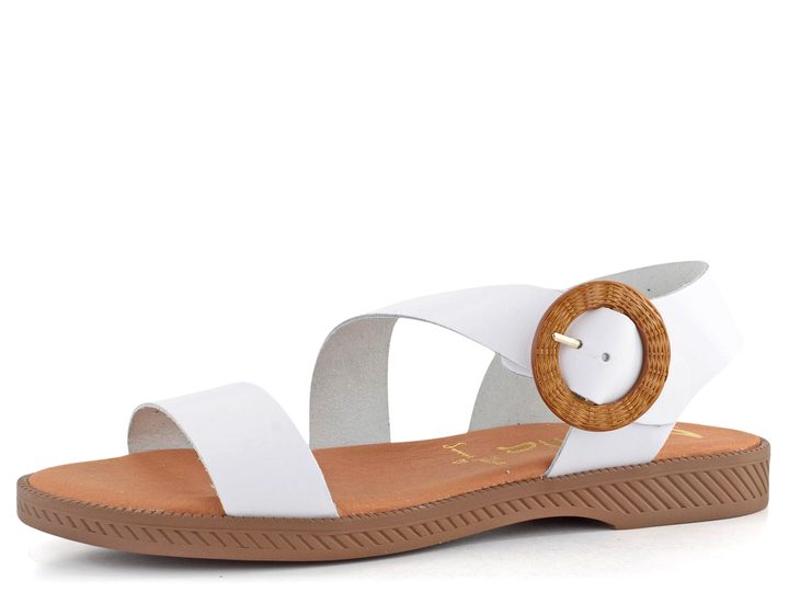 Marila páskové sandály Amster Blanco