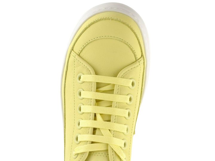 Camper žluté dámské polobotky na platformě K201626-013