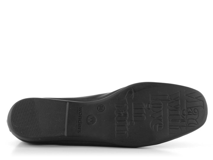 Wonders hladké baleríny Sauvag Negro A-8661