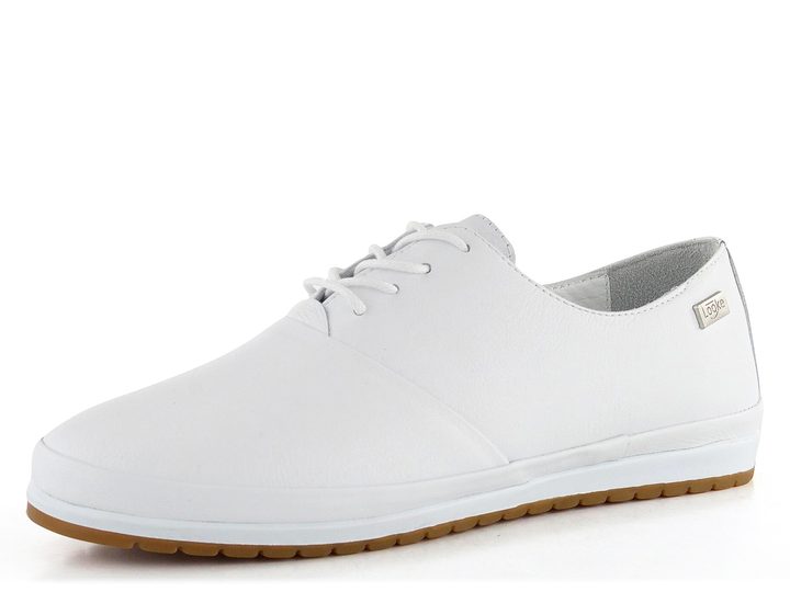 Looke hladké polobotky Hettie white L0389_03