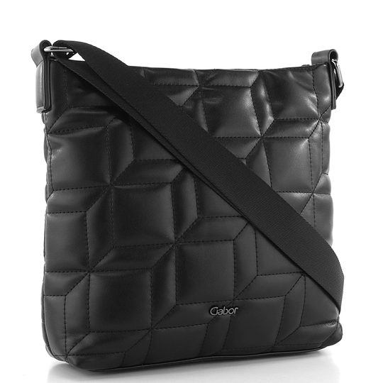 Gabor prošívaná crossbody kabelka černá Hella 8970-60