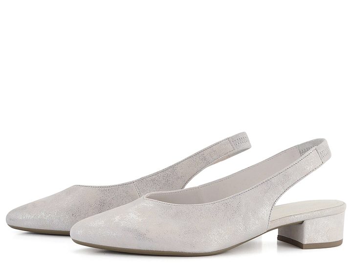 Gabor metalické lodičky s voľnou pätou Ice 41.520.61