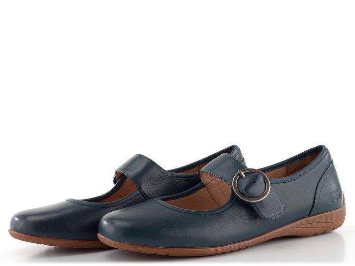 Josef Seibel modré baleríny s pásikom Fenja Ocean 74818133