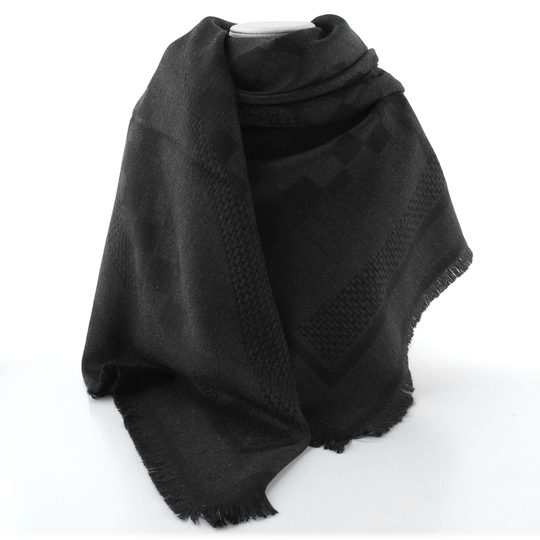 Högl vlněný šál schwarz 0-158210-0100