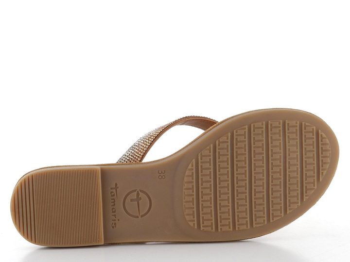 Tamaris žabky s kamienkami Rose Glam 1-27129-44