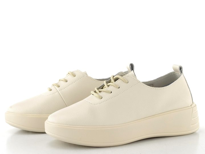 Looke šněrovací polobotky Denia off white L1448_68