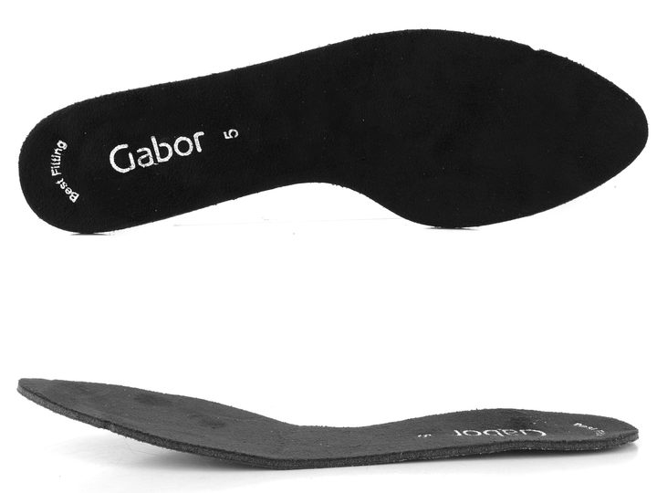 Gabor kotník na podpatku černý 75.692.90