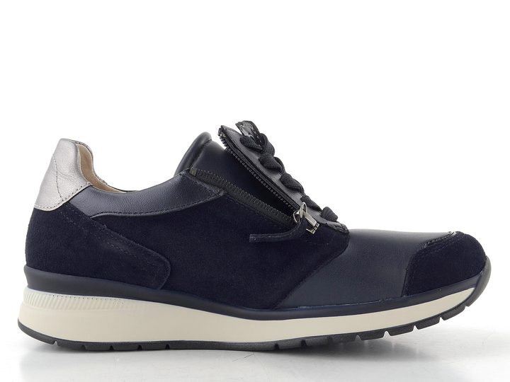 Gabor široké tenisky se zipem dark-blue/steel 86.307.66