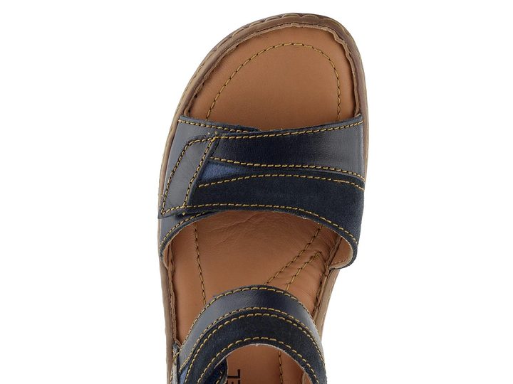 Josef Seibel sandály na suchý zip denim/kombi 7671944
