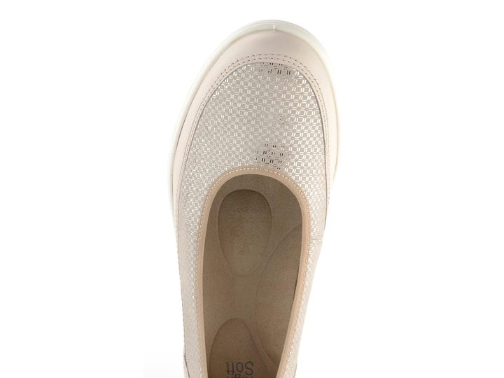 Ara širší lodičky na klínu Zürich Marmor/Shell/Silber 12-50664-05