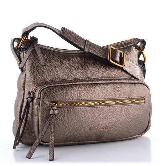 Hispanitas metalická zipová kabelka topo BI254141