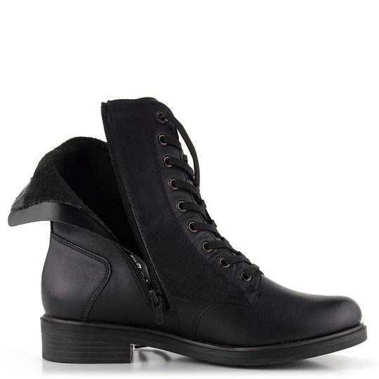 Remonte kotník šněrovací černý D8388-01