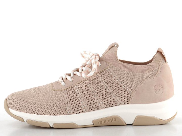 Remonte ružové úpletové tenisky D1S05-31