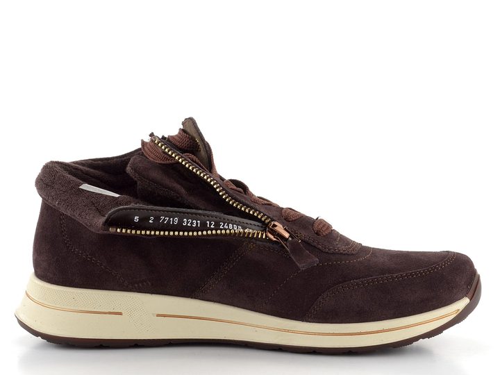 Ara širšia semišová členková obuv Osaka Amarone 12-24808-97