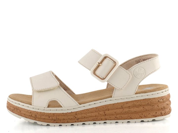 Rieker sandále s variabilnými pásikmi Porzellan 62760-60