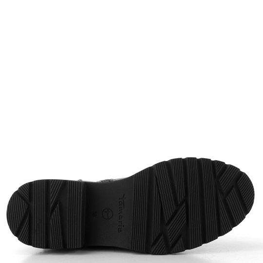 Tamaris hladký šněrovací kotník Black 1-25215-45