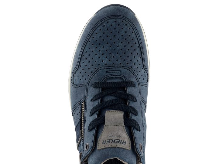 Rieker modré poltopánky so zipsom 11926-14