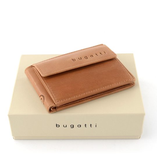 Bugatti pánská peněženka s přední kapsičkou Cognac 49218007