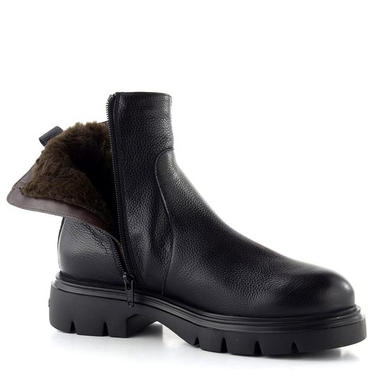 Wonders kotník na robustní podešvi negro A-4306-Y