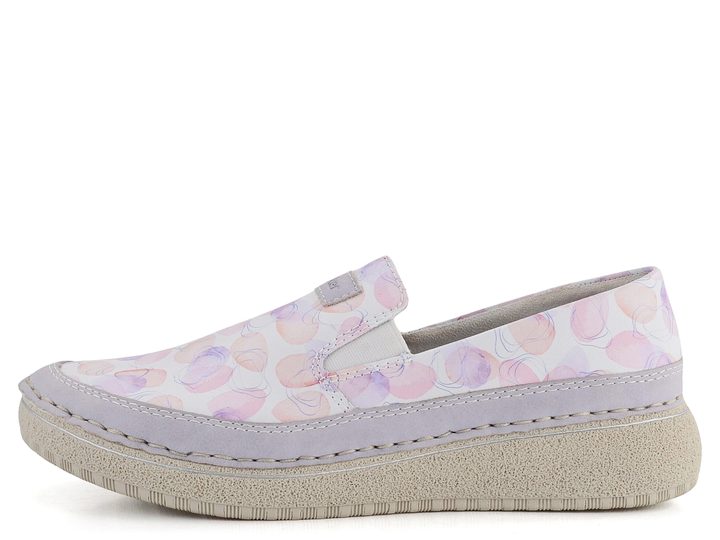 Rieker prozouvací polobotky Lilac 50950-90