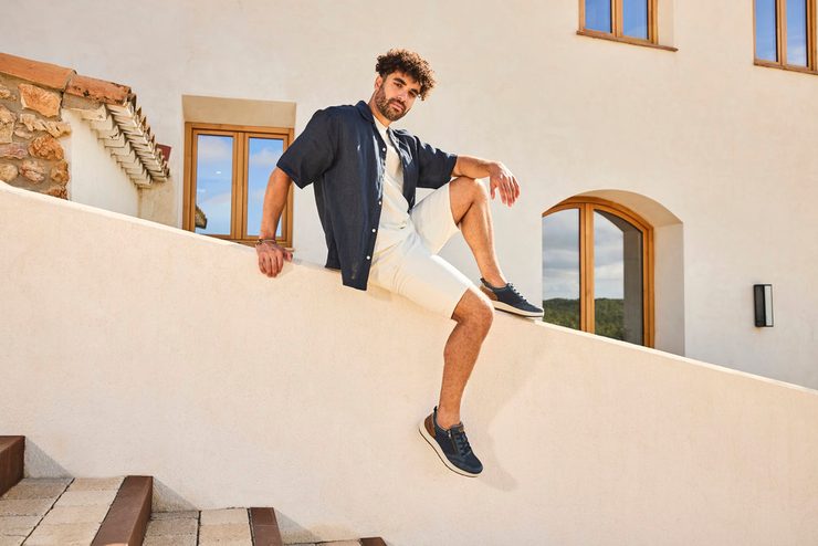 Rieker tmavo modré poltopánky so zipsom 16901-14