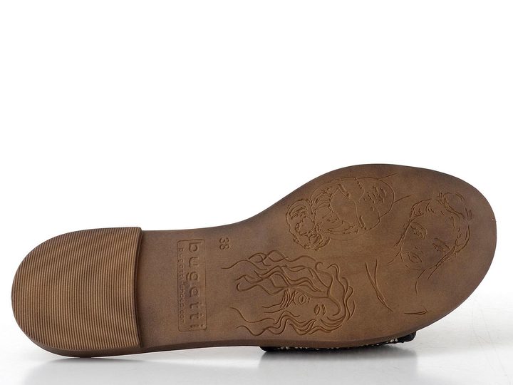 Bugatti dámské pantofle se vzorem black/offwhite 435-AI29A-6900