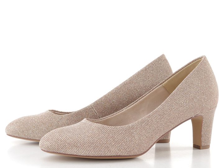 Tamaris třpytivé lodičky rose glam 1-22418-41