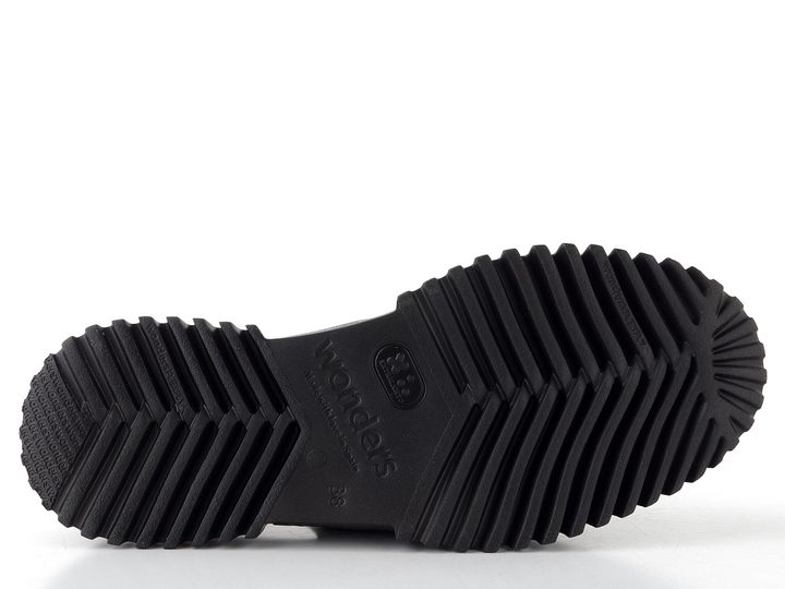 Wonders sandály s plnou špičkou negro A-4411