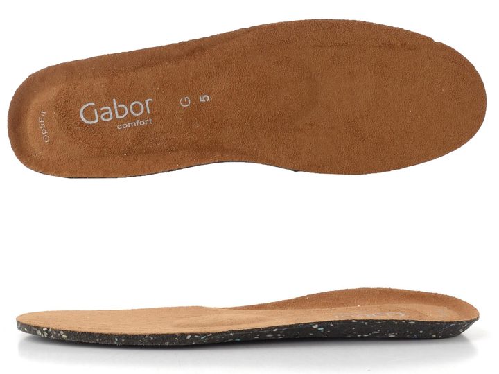 Gabor šněrovací kotník na platformě lion/camel 76.786.35