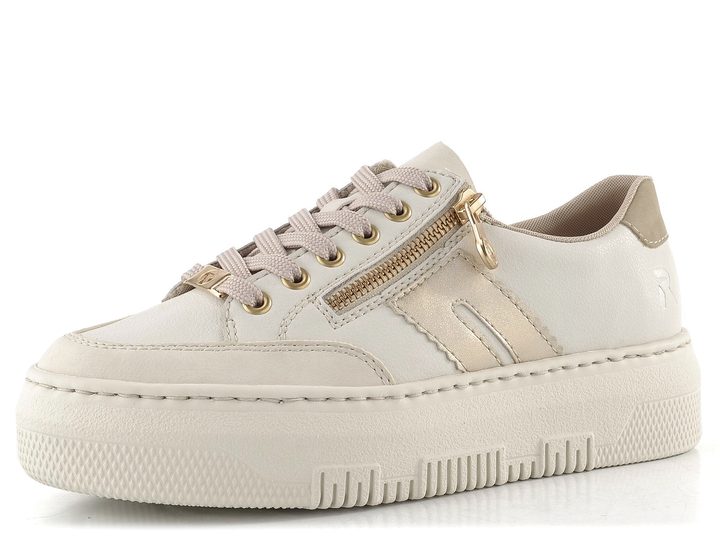 Rieker Sport tenisky na platforme béžové M1912-80