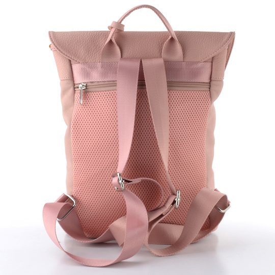 Rieker ružový batoh s klopou H1318-31