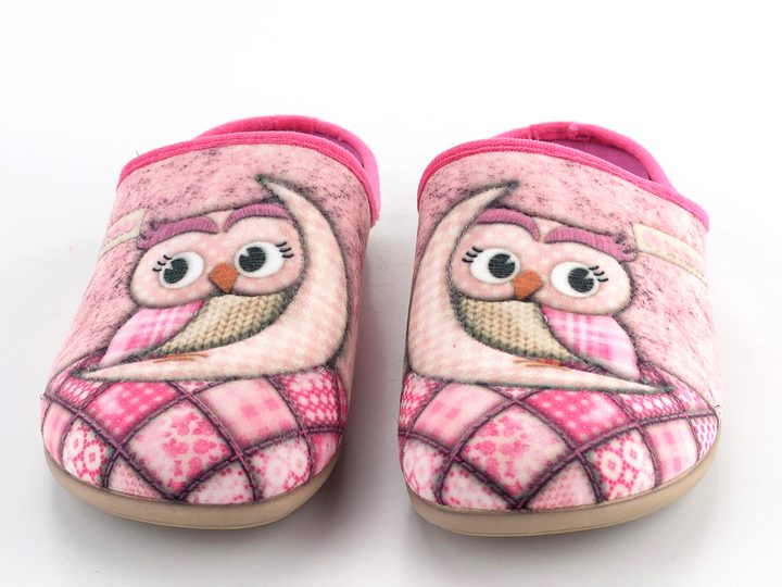 Inblu domácí pantofle s plnou špičkou a obrázkem Rosa GF000018