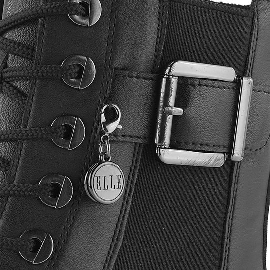 Remonte šnurovacia členková obuv na hrubej podošve čierna D8668-00