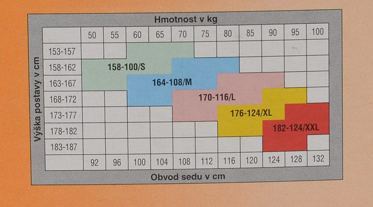 Pančuchové nohavice elastické polomatné LADA
