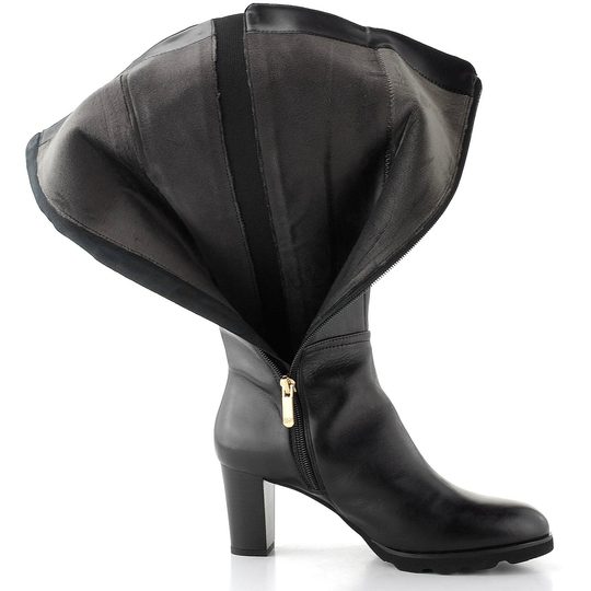 Regarde kozačky na podpatku Patricia-95 black