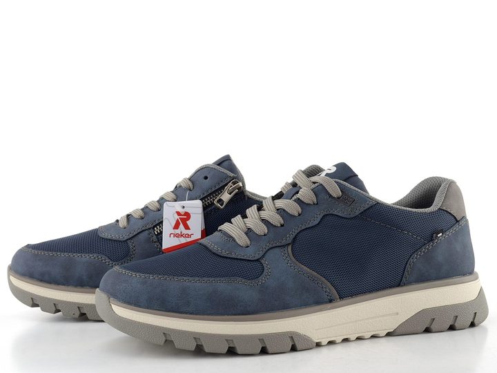 Rieker Sport pánské šněrovací polobotky tmavě modré B9302-14