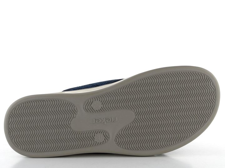 Rieker pánské pantofle s kříženými pásky modré 29083-14