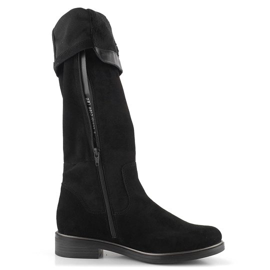 Remonte kozačky se strečí a membránou černé D8387-02
